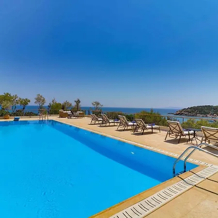 Black Diamond Beachfront Pool Pasithea In Sounio, Athens Villa *