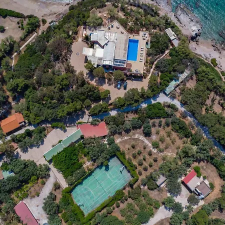 Villa Black Diamond Beachfront Pool Pasithea In Sounio, Athens