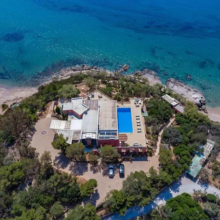 Black Diamond Beachfront Pool Pasithea In Sounio, Athens