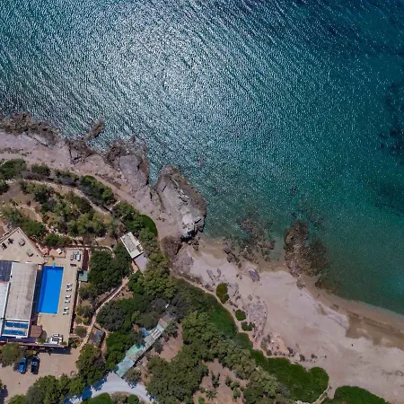 Black Diamond Beachfront Pool Pasithea In Sounio, Athens Villa *