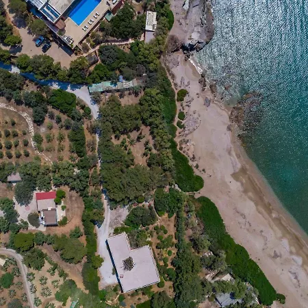 Villa Black Diamond Beachfront Pool Pasithea In Sounio, Athens Sounion